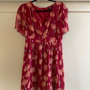 Madewell floral maxi dress